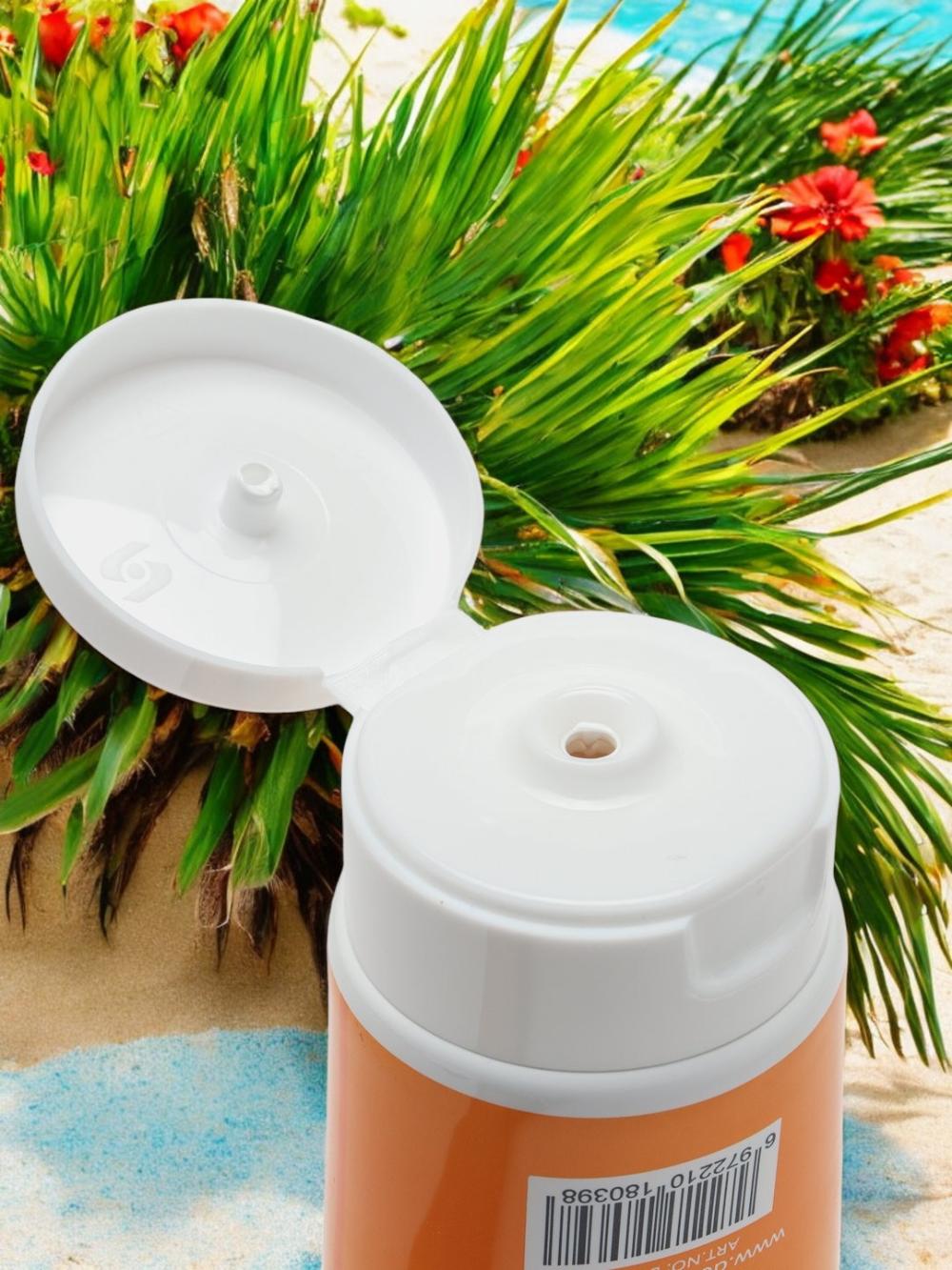 Солнцезащитный крем Dr. Heal Sun Cream SPF 80 PA+++, витамин E, кокосовое масло, 150 мл 4