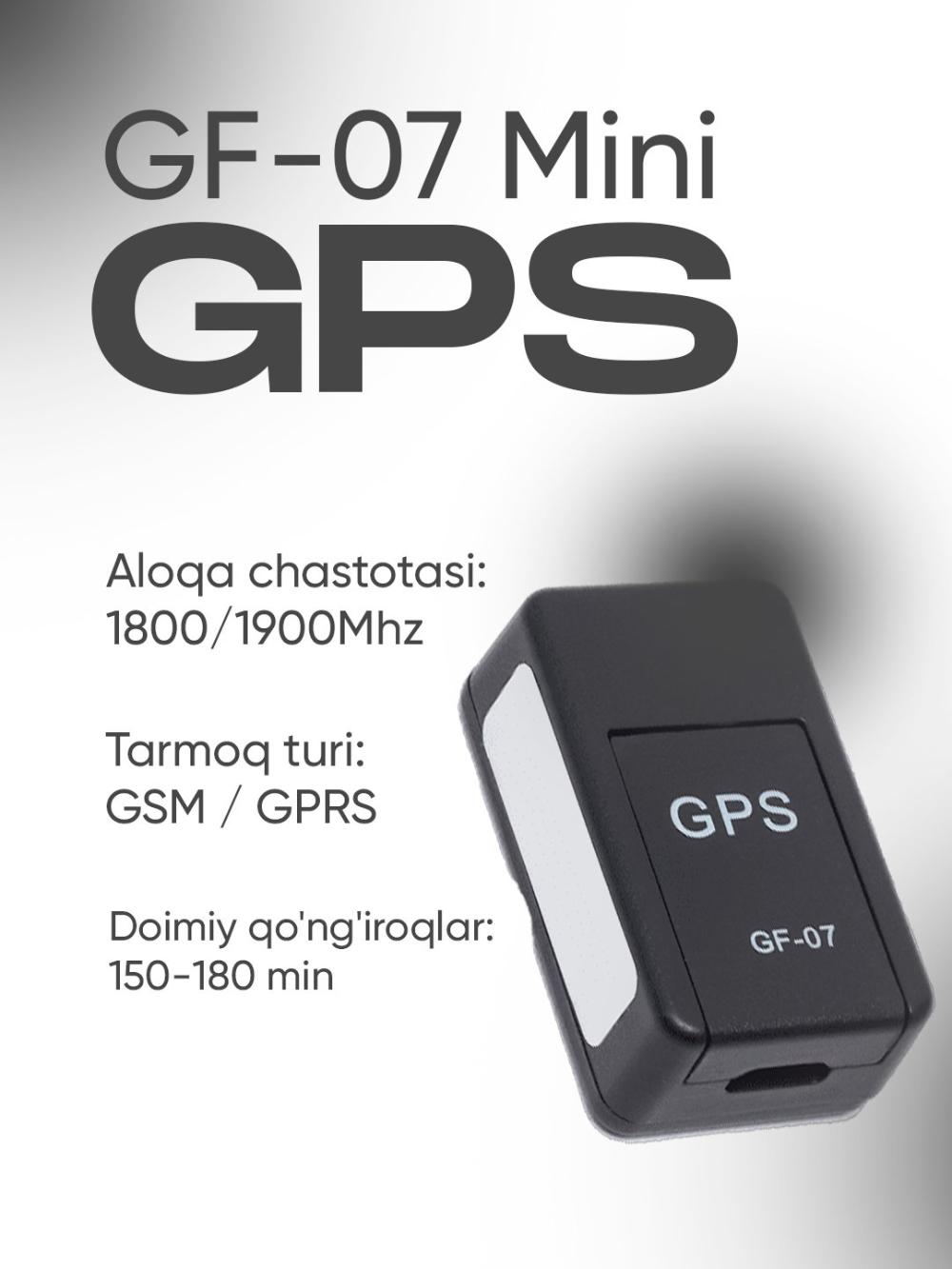 GF-07 Mini GPS Tracker магнитный улучшенный локатор 2
