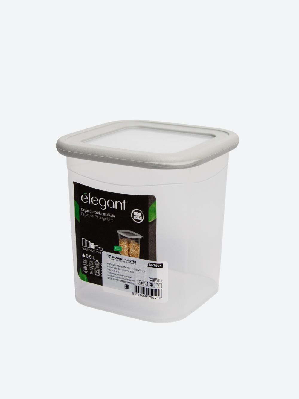 Elegant saqlash uchun organayzer (11x11x12 sm) 0,90 l M-2504 2