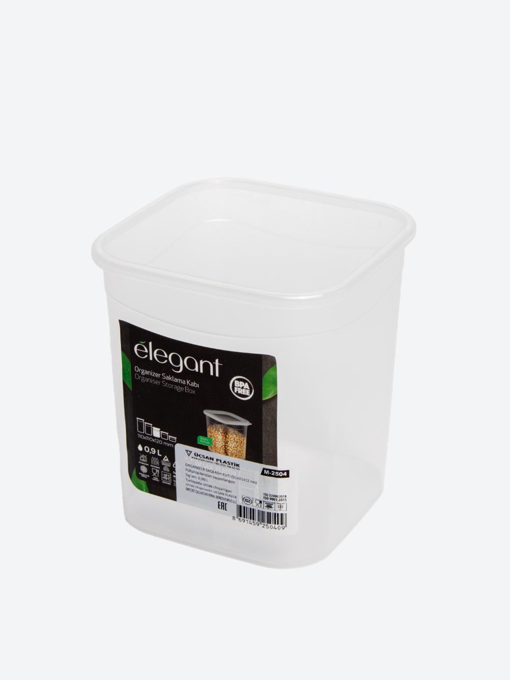 Elegant saqlash uchun organayzer (11x11x12 sm) 0,90 l M-2504 4