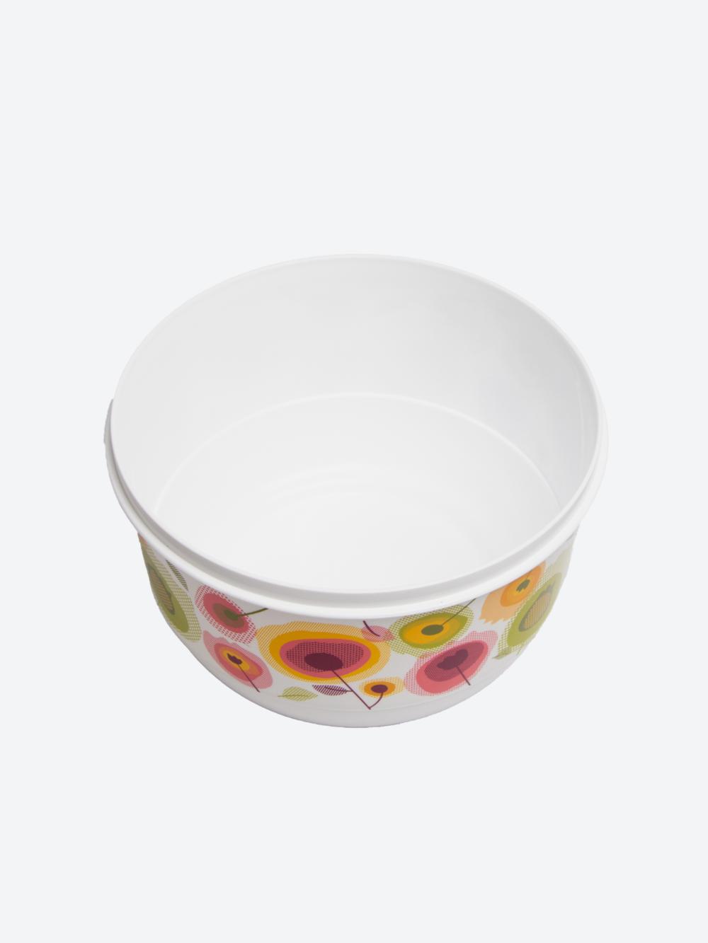 Rangli dumaloq konteyner (IML dizayn) (Ø 20x12 sm) 2,6 l M-1413 3