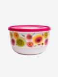 Rangli dumaloq konteyner (IML dizayn) (Ø 20x12 sm) 2,6 l M-1413 2