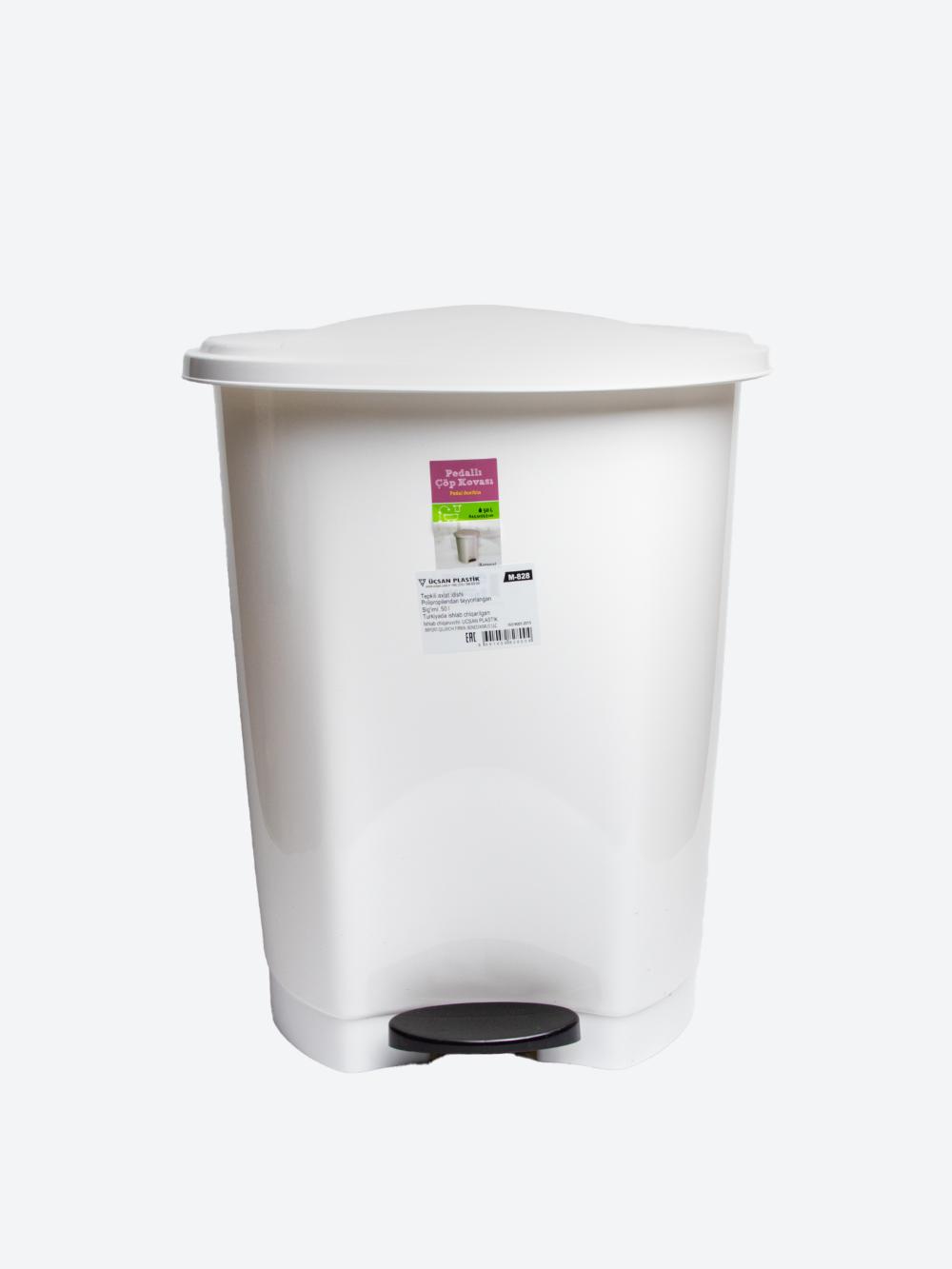 Dumaloq pedalli axlat qutisi 50 l M-828 1