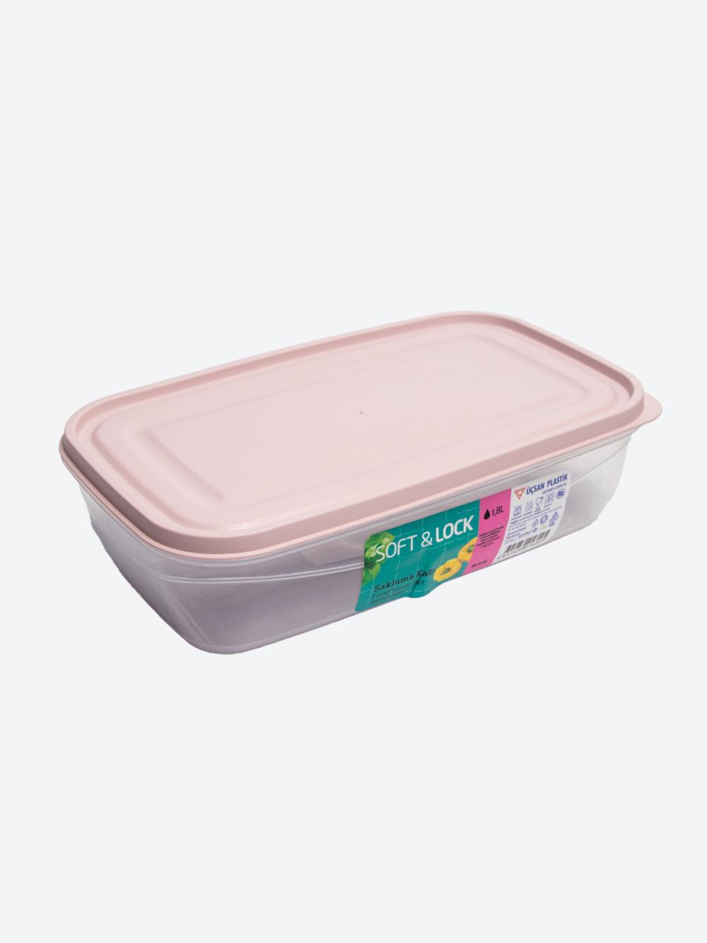 Контейнер прямоугольный Soft & Lock (26 x 15,2 x 7,3 см) 1,8 л M-016 2