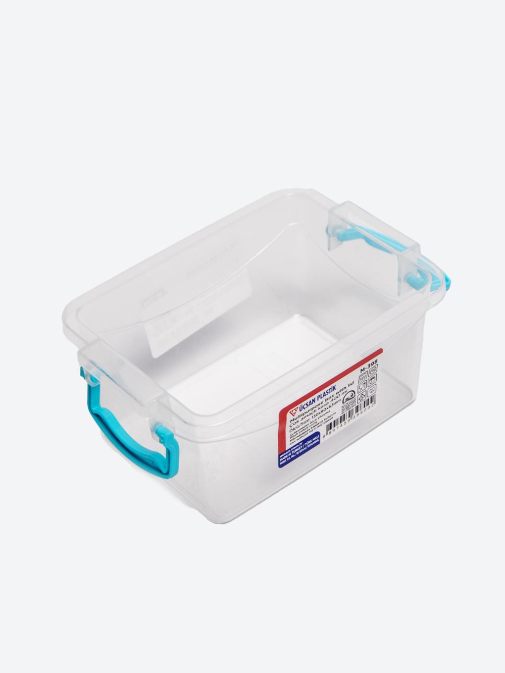 Qulfli ko'p funksiyali konteyner (13 x 9 x 6,3 sm) 0,4 l M-398 4