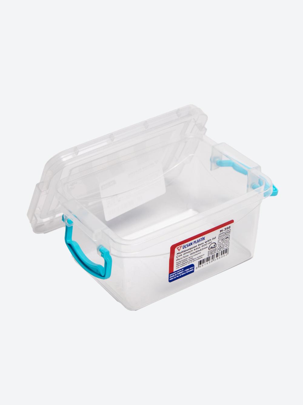 Qulfli ko'p funksiyali konteyner (13 x 9 x 6,3 sm) 0,4 l M-398 3