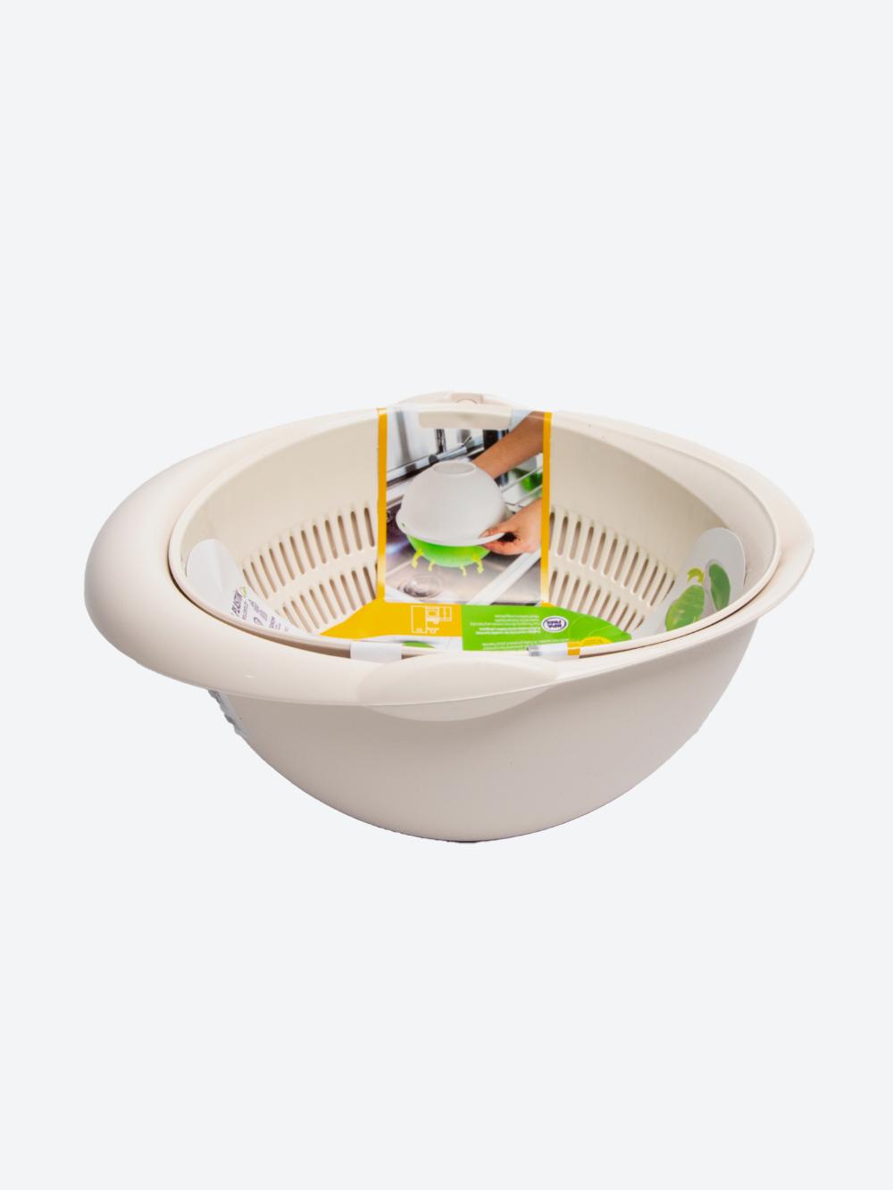 Дуршлаг с чашкой (24,3 x 22,2 x 10,2 см) 1,8 л M-223 1