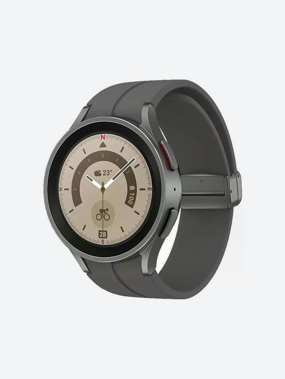Смарт-часы SAMSUNG Galaxy Watch 5 Pro (45mm) Gray Titanium 1