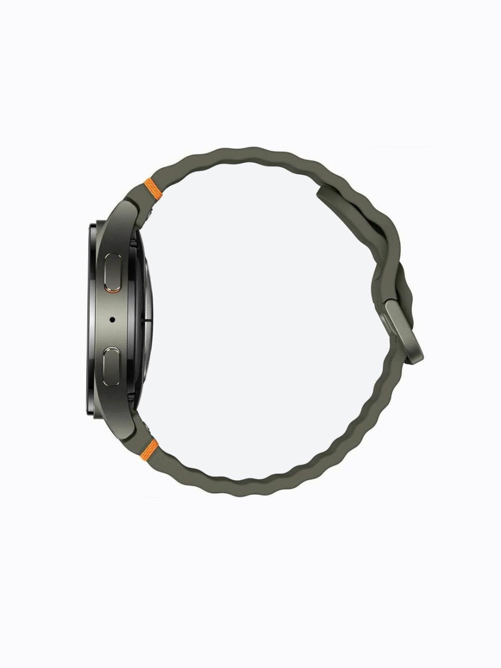 Smart-soat SAMSUNG Galaxy Watch 7 (44mm) Khaki + Soat uchun kamar SAMSUNG Galaxy Watch 7 Green 4