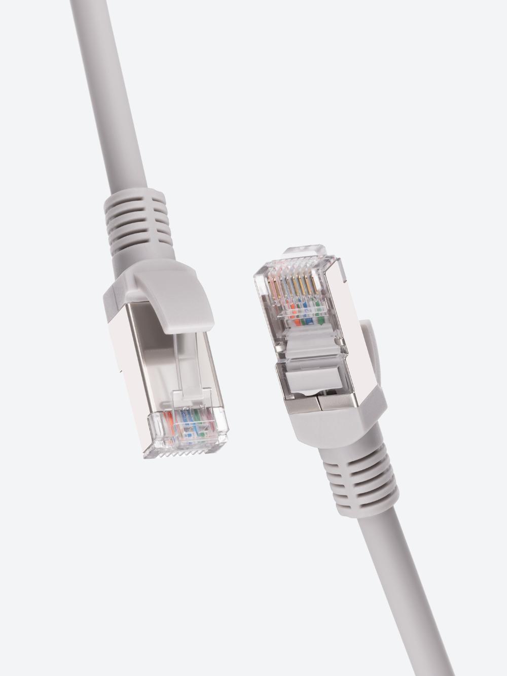 Патч-корд 2E Cat 5e,FTP,RJ45, 26AWG ,7/0.16 Cu, 3.00 m, LSZH, Серый 3