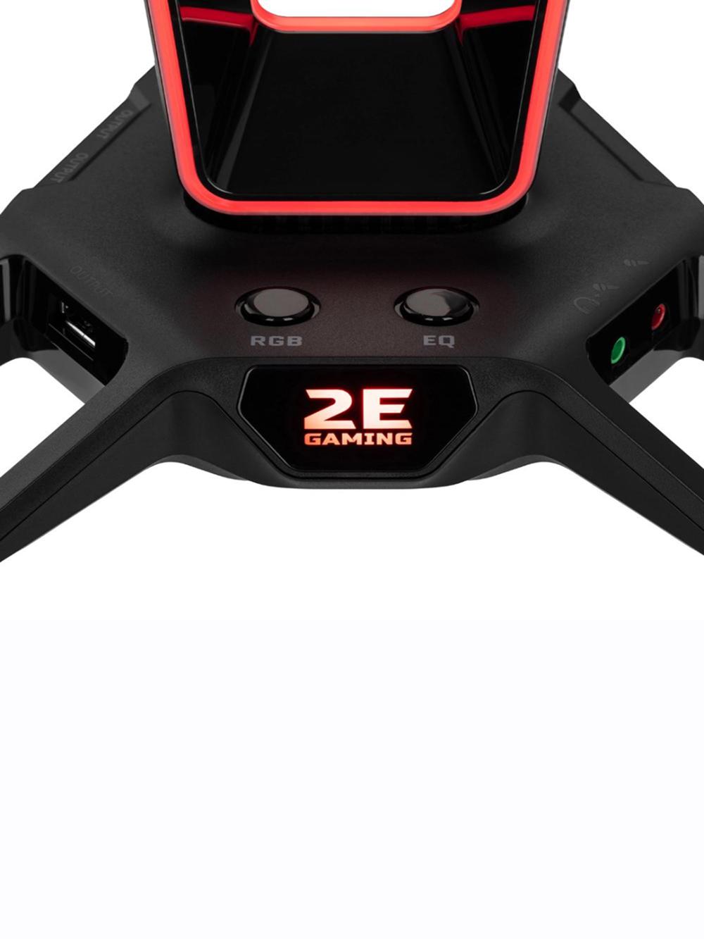 Подставка 3в1 для гарнитуры 2E Gaming GST330 RGB 7.1 USB Black 4