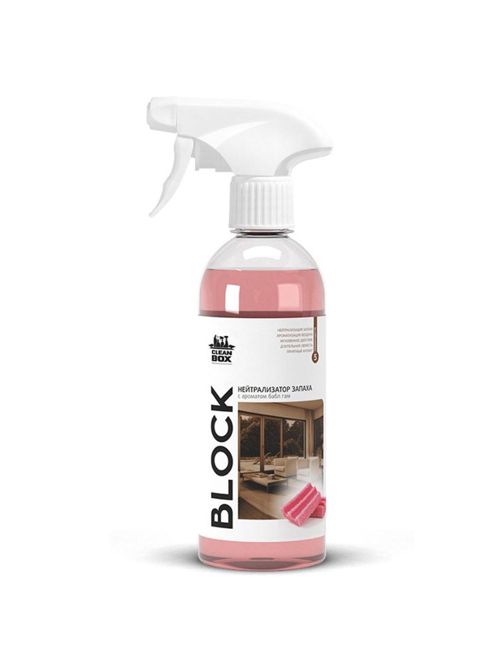 Нейтрализатор запаха CLEAN BOX "Block", для дома, 500 мл, спрей, с ароматом свежести 1