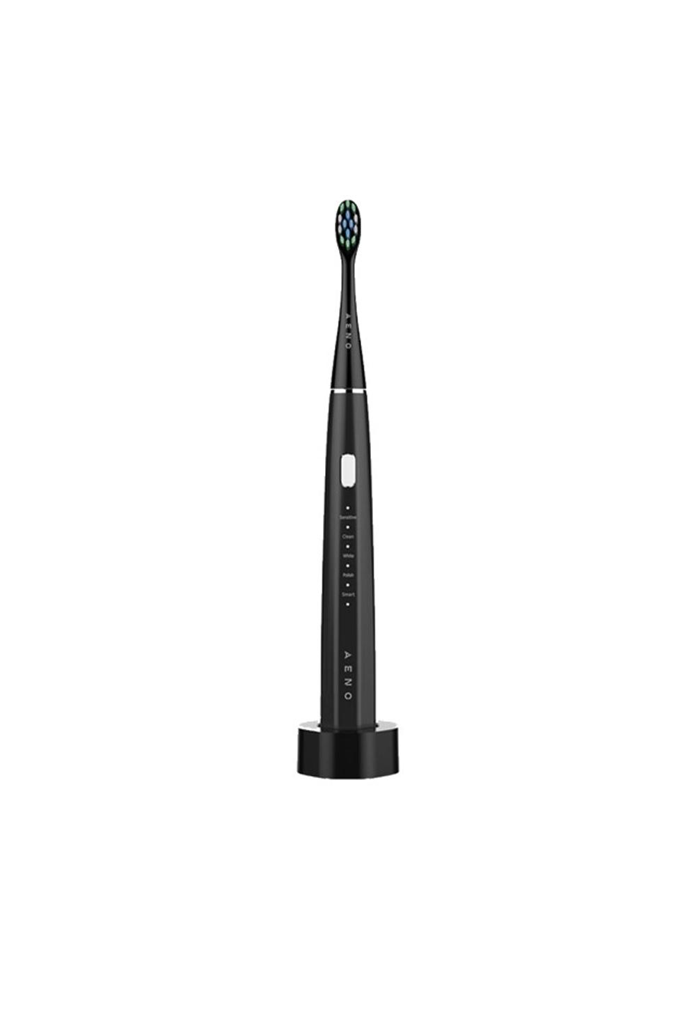 AENO SMART Sonic, DB2S elektr tish yuvish cho‘tka: qora, 4 rejim + smart, simsiz quvvatlash, 46 000 aylanish/min, 40 kun zaryadsiz ishlash, IPX7 1