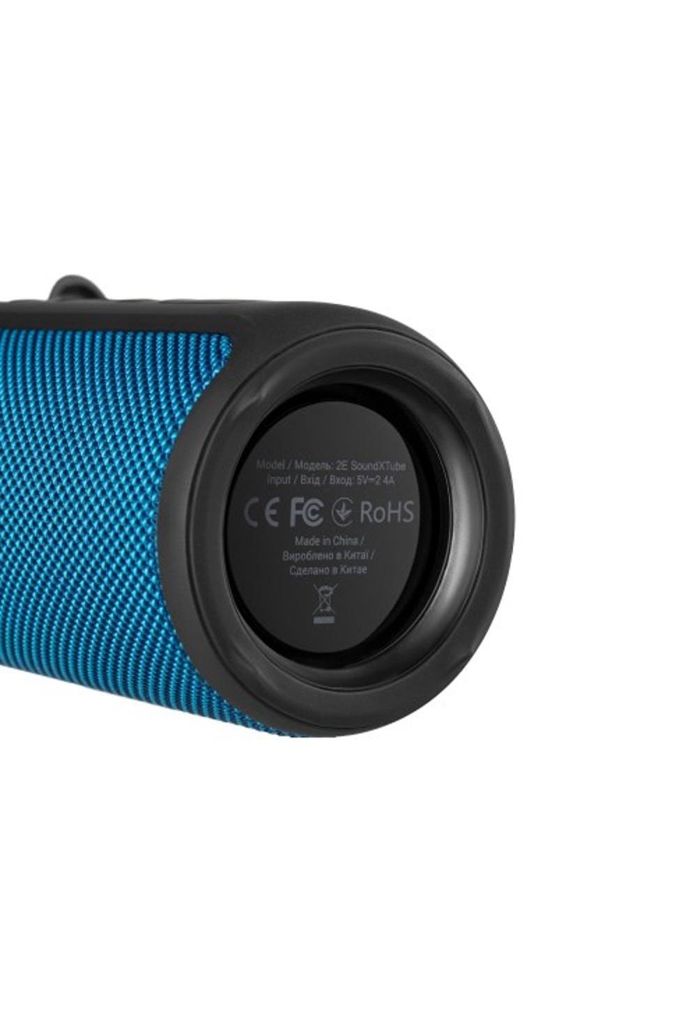 Портативная акустика 2E SoundXTube Plus TWS MP3 Wireless Waterproof Blue 2