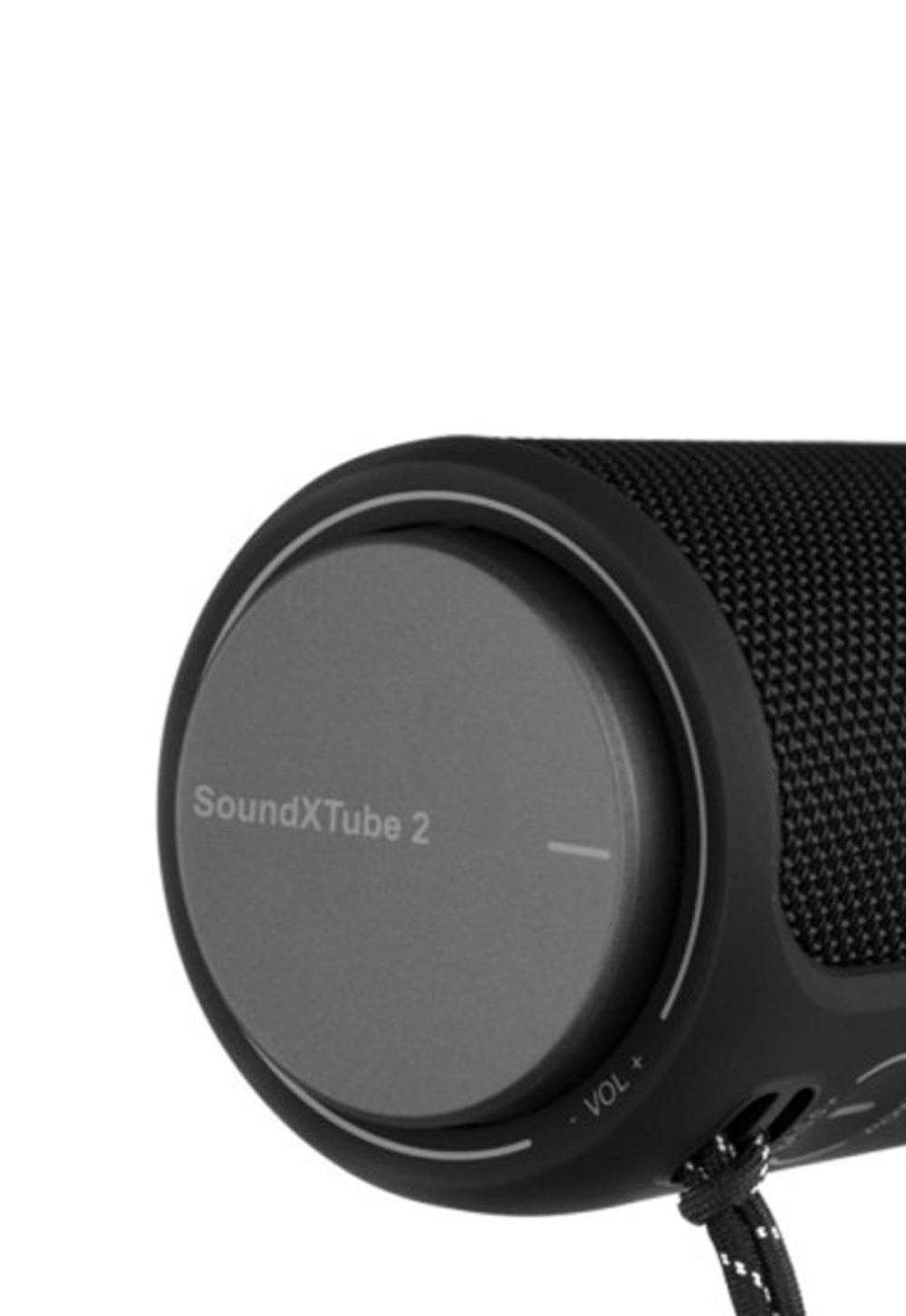 2E SoundXTube2 TWS akustik tizimi, MP3, simsiz ulanishli, suv o‘tkazmaydigan, qora rangda 2