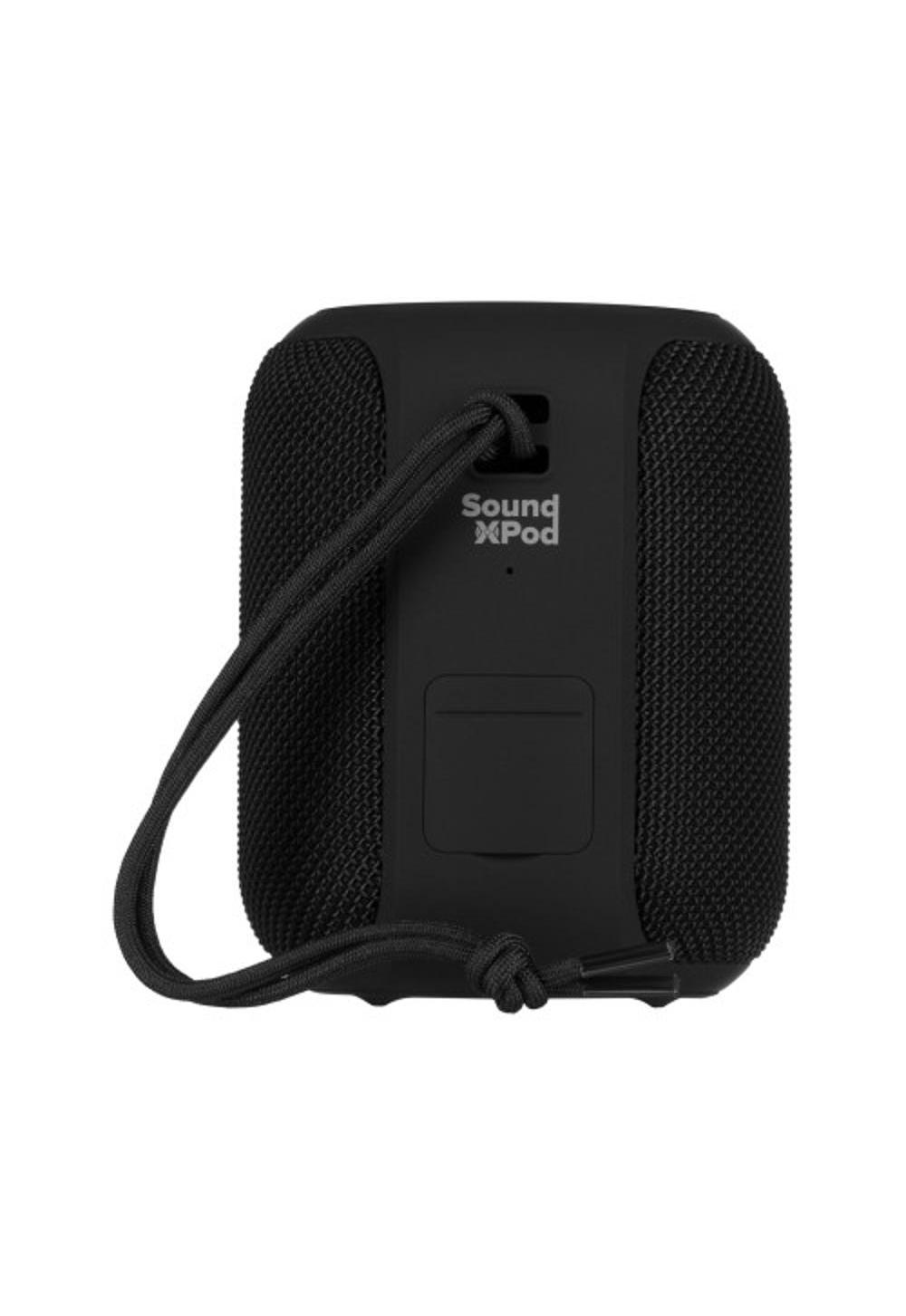 2E SoundXPod TWS MP3 simsiz portativ akustik tizimi, qora rangda 2