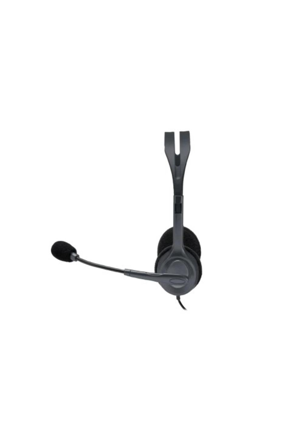 Наушники Logitech H111 Corded Stereo Headset, Black 3