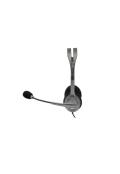 Проводные наушники Logitech H110 Corded Stereo Headset - Gray/Silver Dual Plug 3