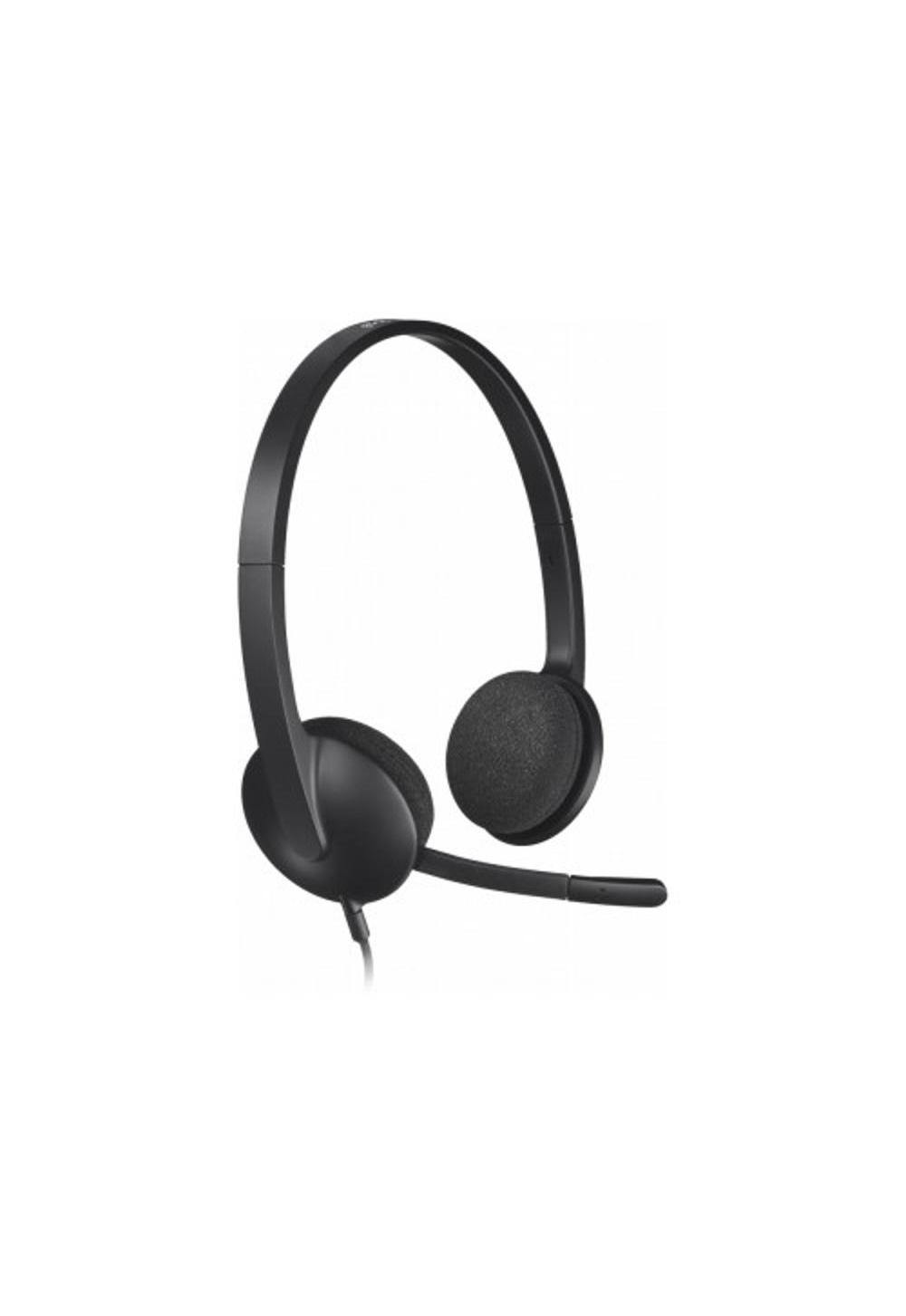 Проводные наушники для компьютера Logitech H340, с микрофоном, Черный 1