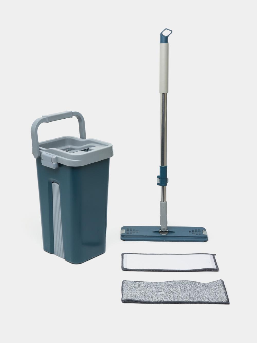 Швабра, ведром с отжимом Flat Mop New - большое 2