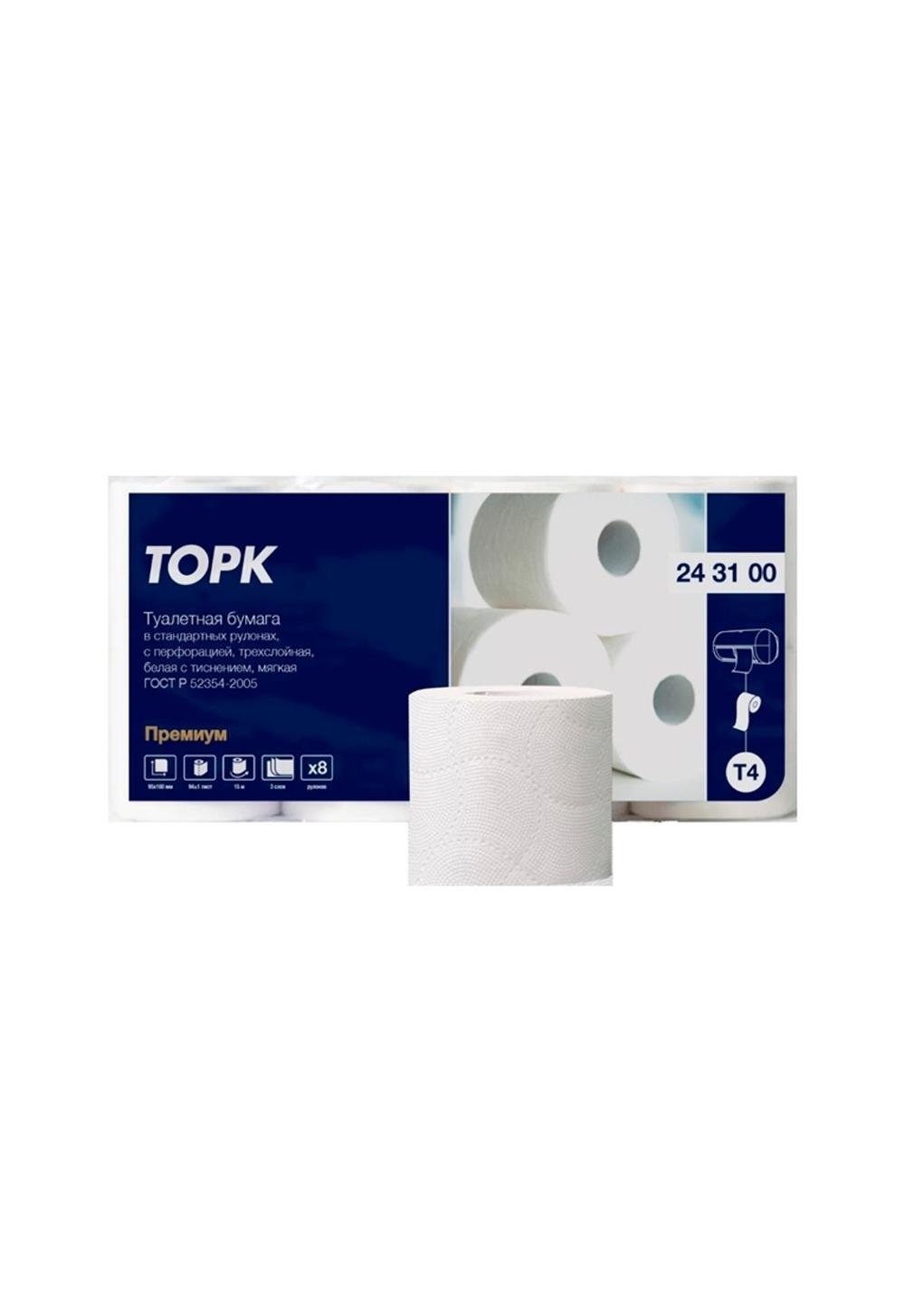 Tork standart rulonli yumshoq hojatxona qog'ozi 243100 1