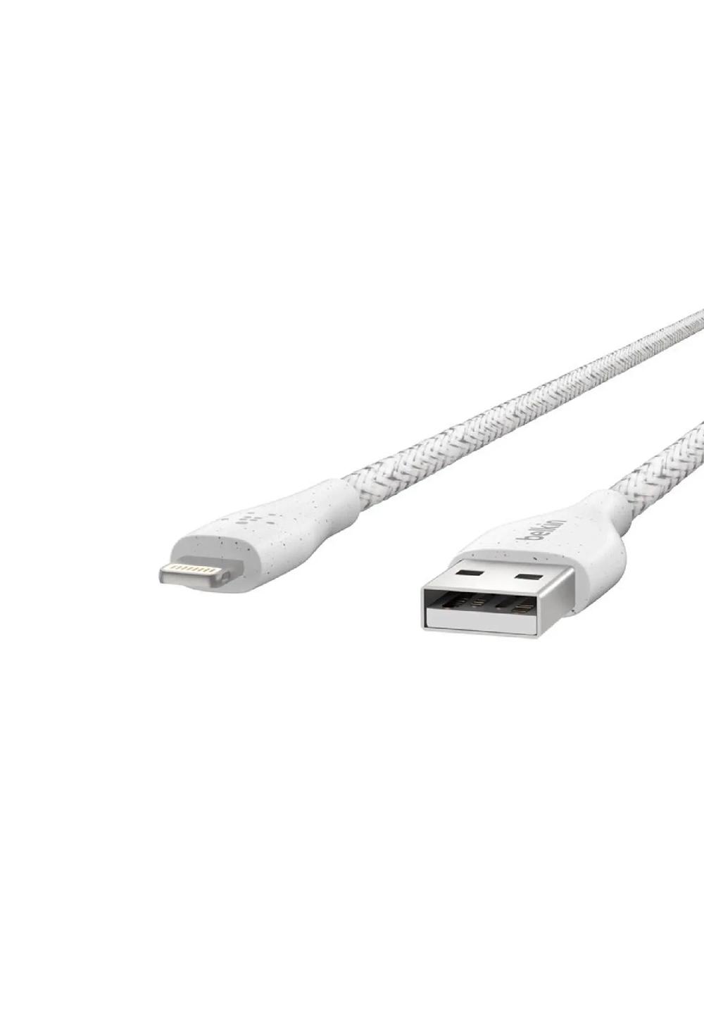 Kabel Belkin DuraTek Plus Lightning dan USB-A ga, 1.2 m, oq 1