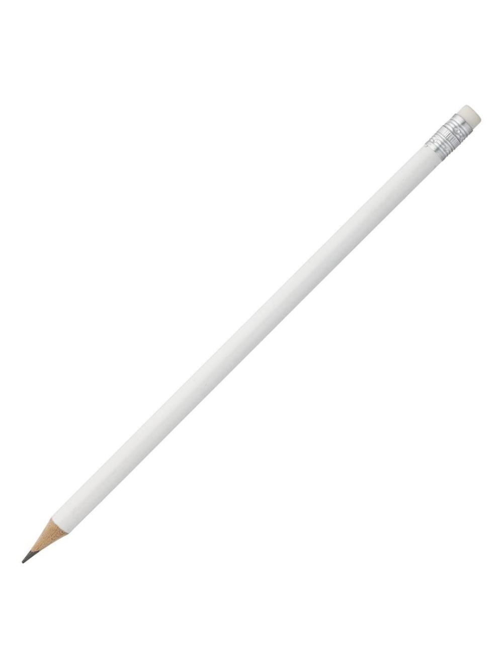 Plastik HB qalam, o‘chirg‘ichli (oq)  Deli D-50000-EU 1