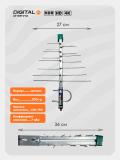 Antenna HD kabelsiz, DIGITAL TV, DTV, DVB, T2, FULL HD 2
