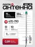 Antenna DELTA HD, TV, 20 metr, astel 3