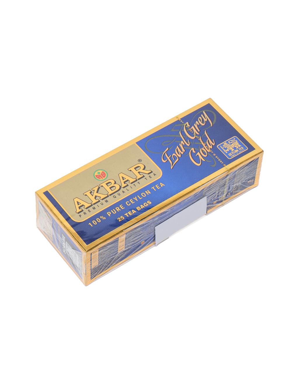 Черный чай Akbar Earl Grey, 25 шт по 2 гр, с ароматом бергамота 2