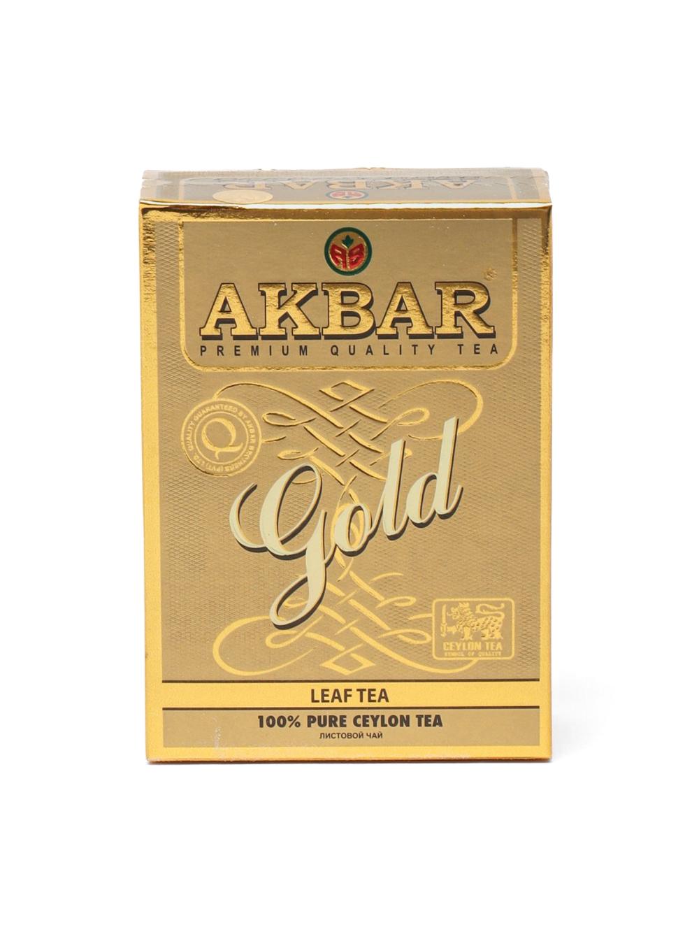 Черный чай Akbar Gold, очень крепкий, 100 г 1