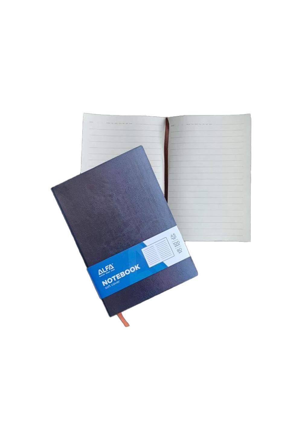 Блокнот, внутри из пвх, линейка, в 3х цветах, формат А5, 100 страниц 80gsm 1NB004 (1/100) 1