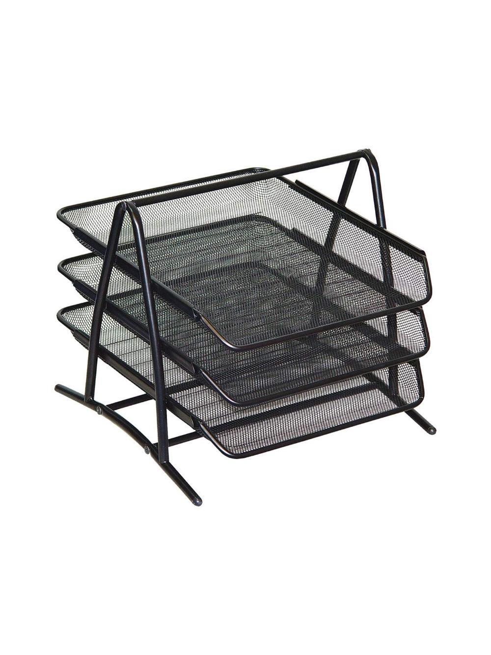 Hujjatlar uchun tashkilotchisi, gorizontal, metallik, 3 qavatlik, MONET 2DT002 (1/12) 1