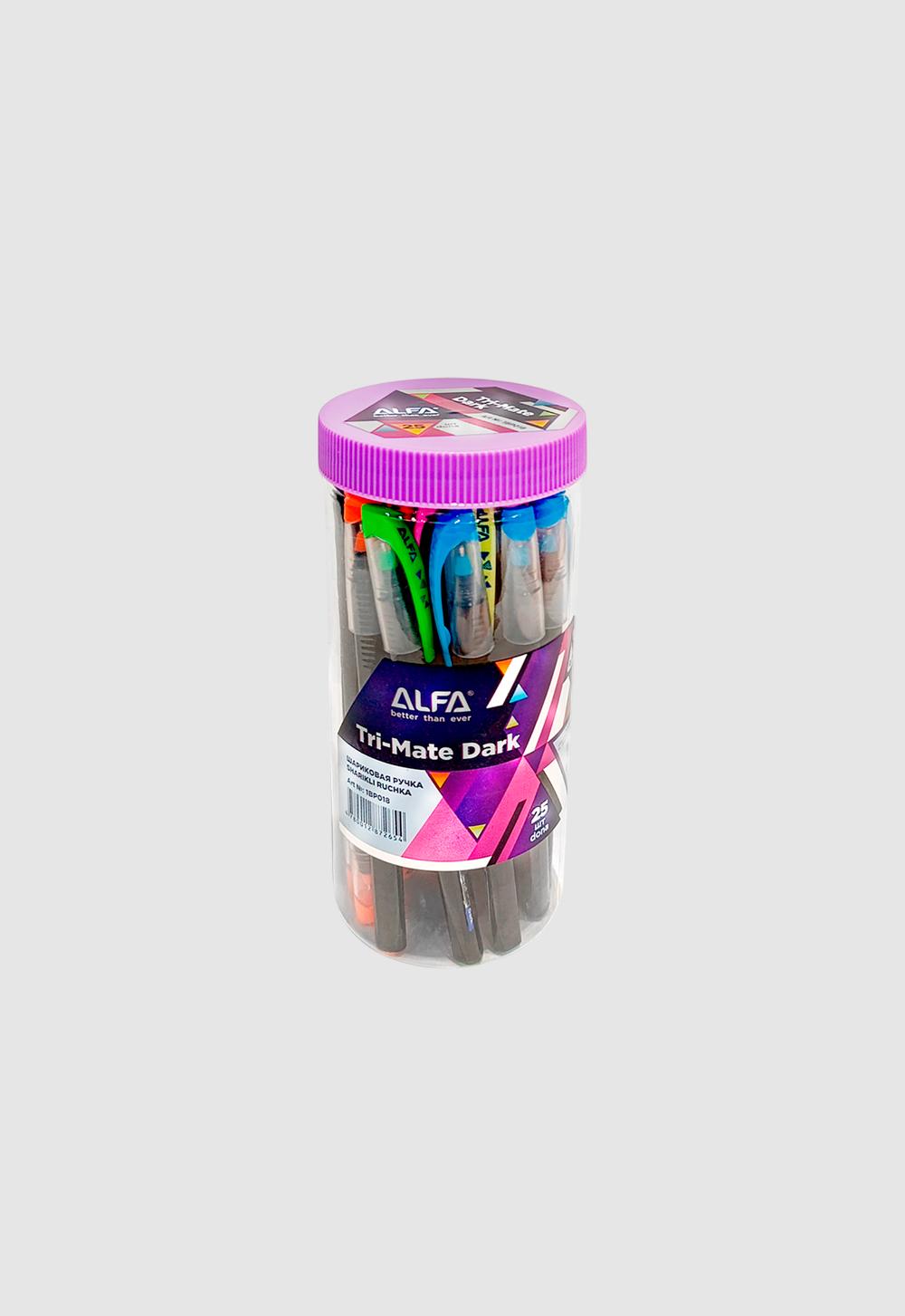 Sharikli ruchkalar Tri Mate Dark 1BP018 (25/600), Minimal buyurtma 1 qadoq. Qadoqda 25 dona. Narx 1 qadoq uchun ko'rsatilgan. 1