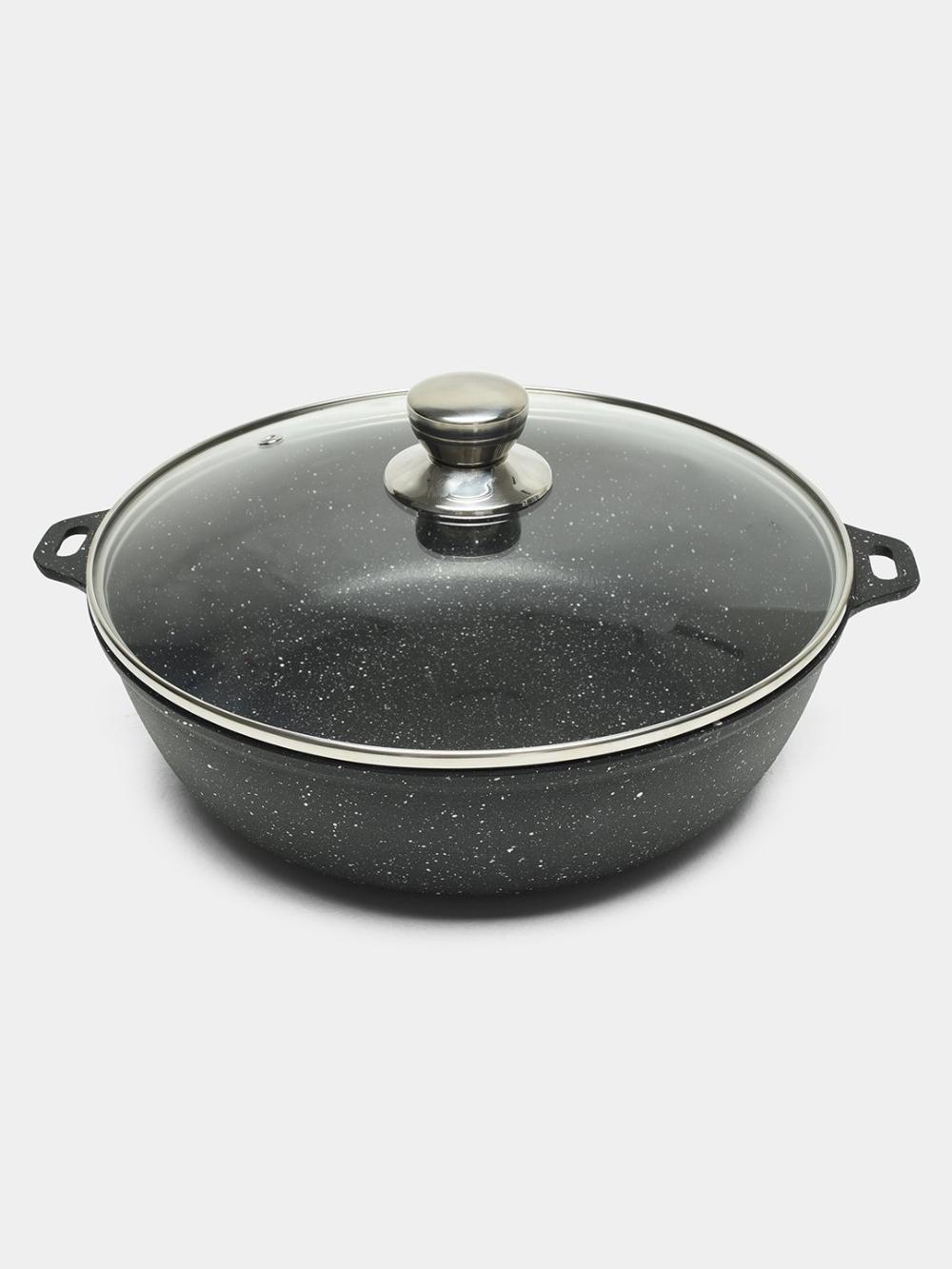 Жаровня со стеклянной крышкой GRANIT 1