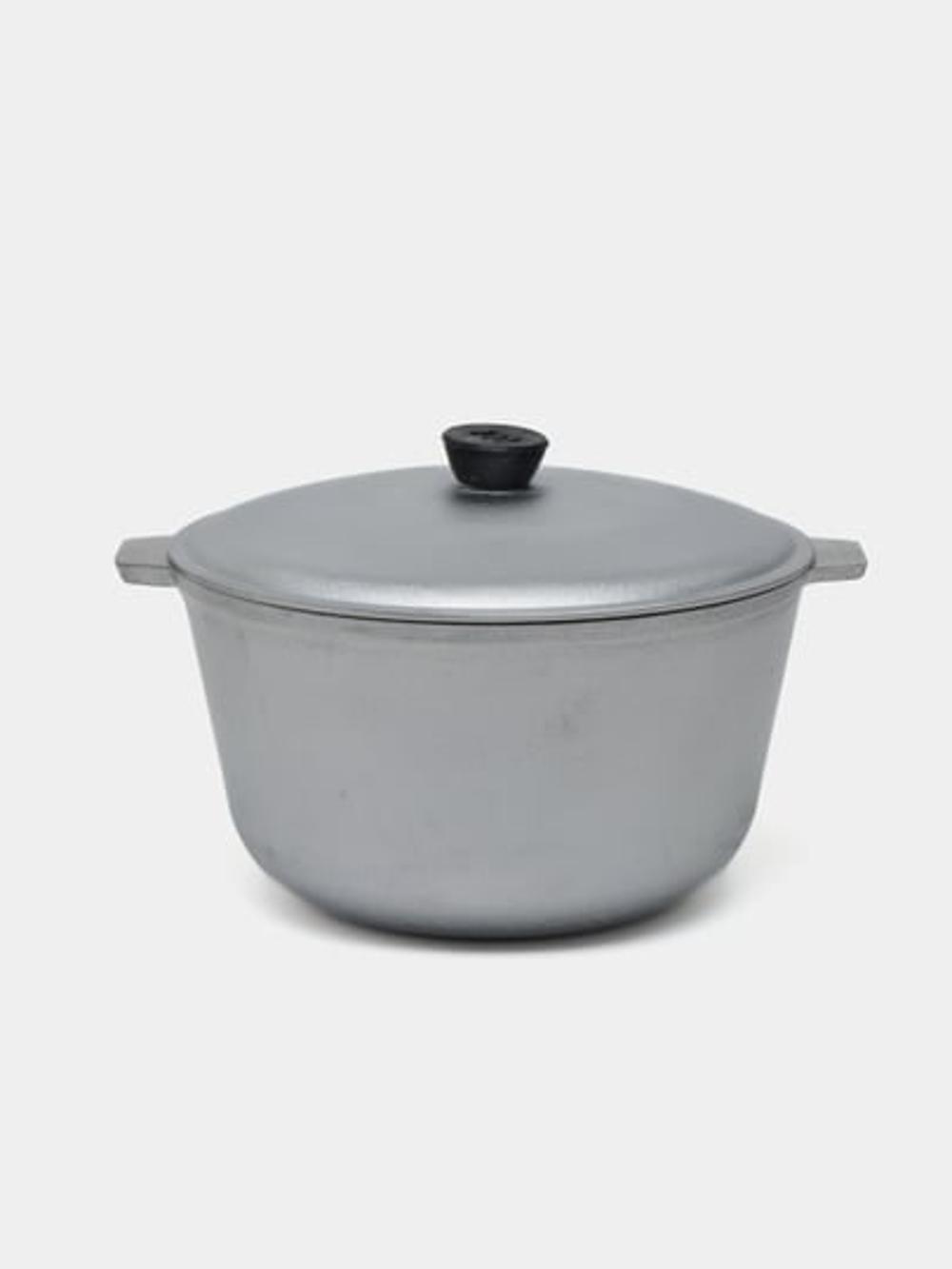 Казан 4л с крышкой и ручкой 1