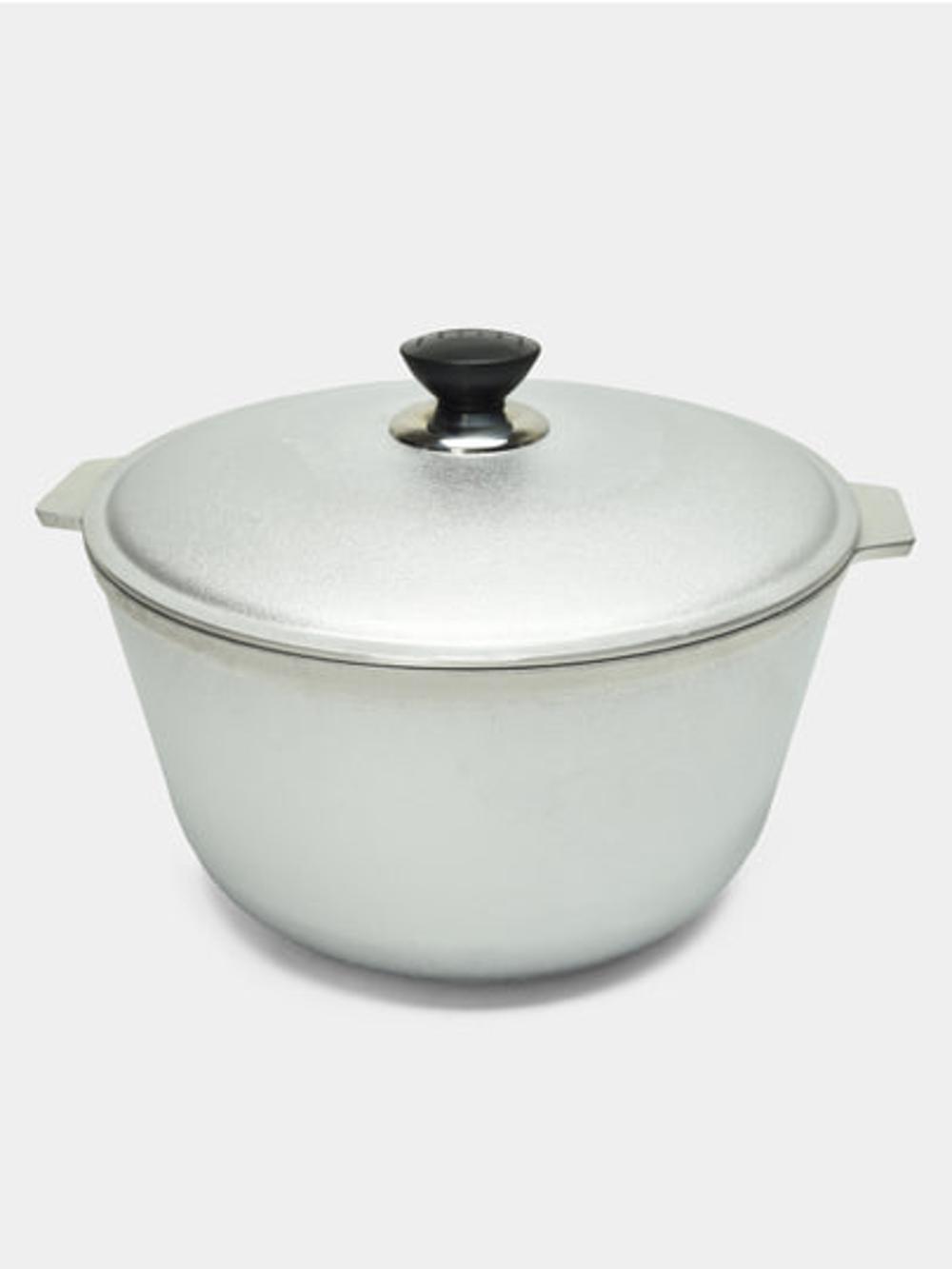 Казан 10л с крышкой и ручкой 1