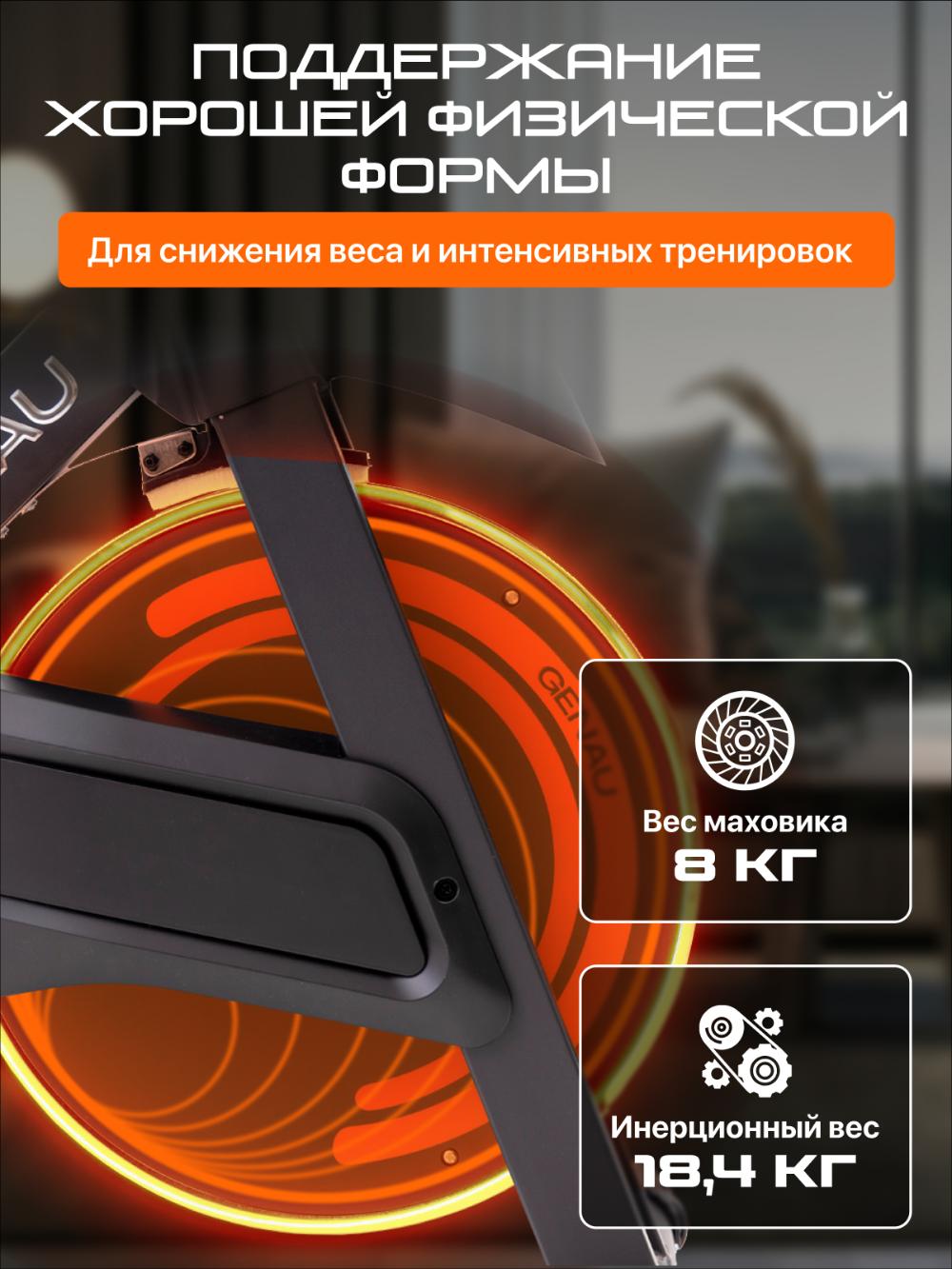 Велотренажер Genau Spin Bike W101 *SB1-05A 9