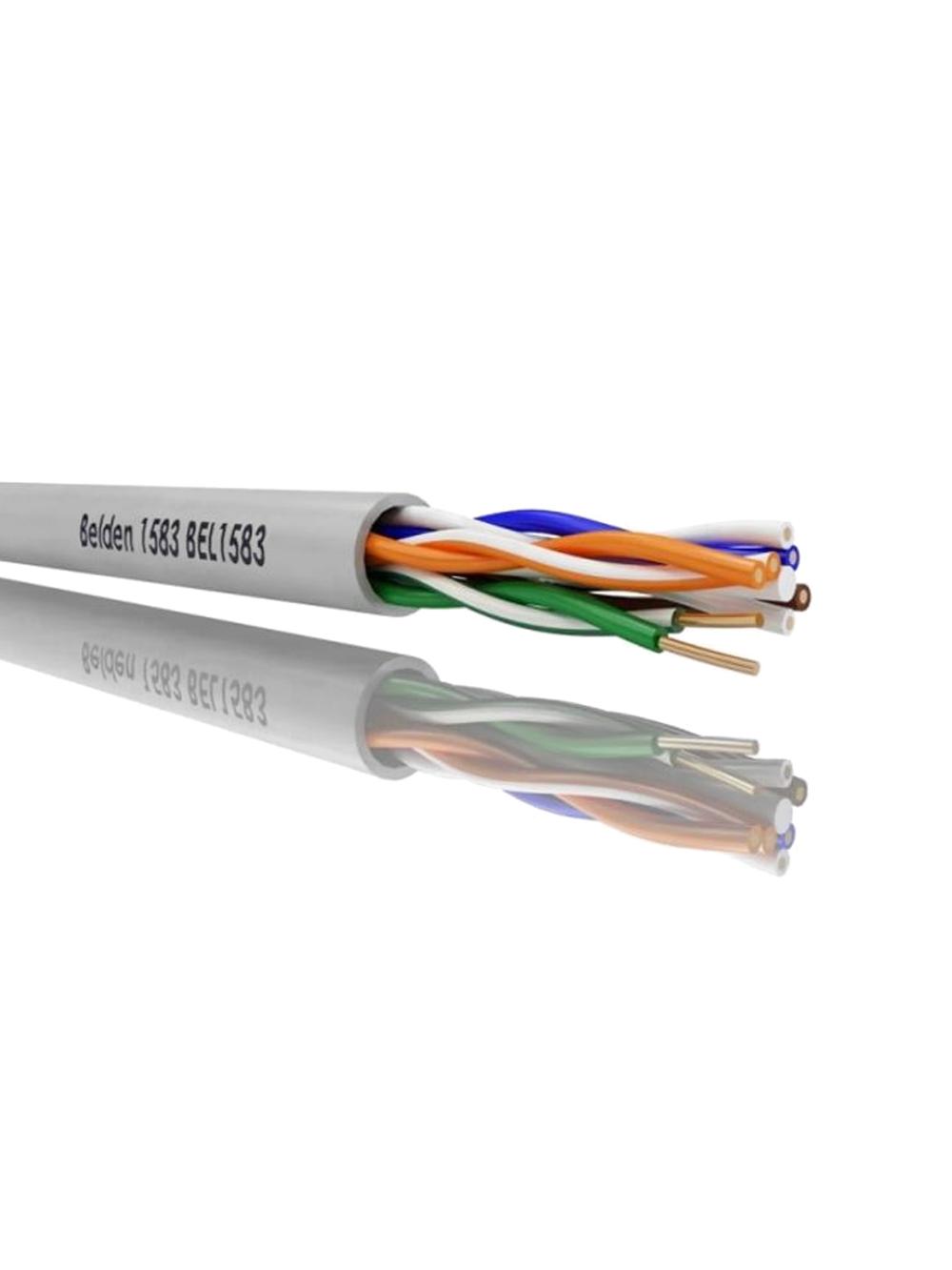 Кабель ITK Витая пара U/UTP кат.5E 4x2х24AWG solid PVC серый (305м) 1