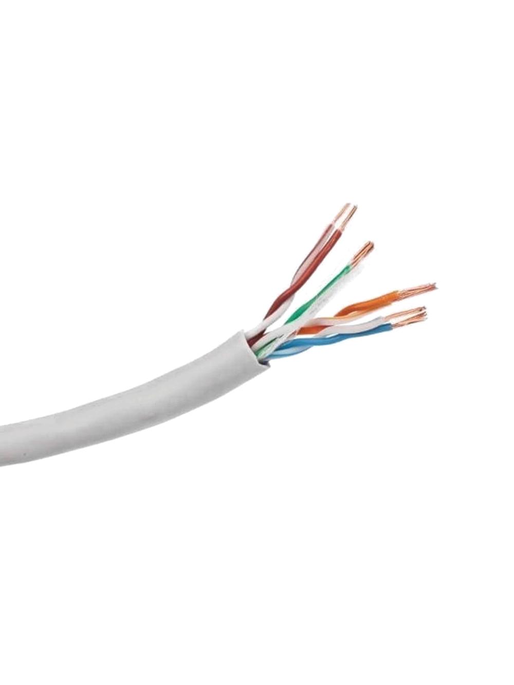 Кабель ITK Витая пара U/UTP кат.5E 4x2х24AWG solid PVC серый (305м) 2