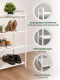 Обувница, этажерка, металлическая полка для обуви, хранения, стеллаж "Верона 24" 4