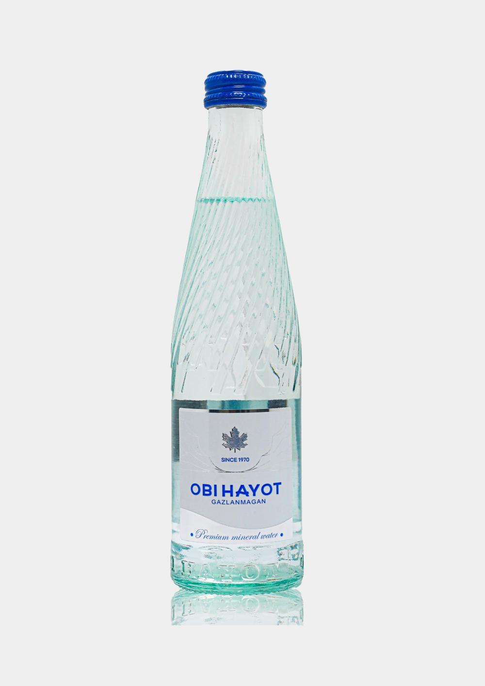 Минеральная вода негазированная «Obi Hayot» 0.33л  Цена указана за  блок в блоке 12шт 2