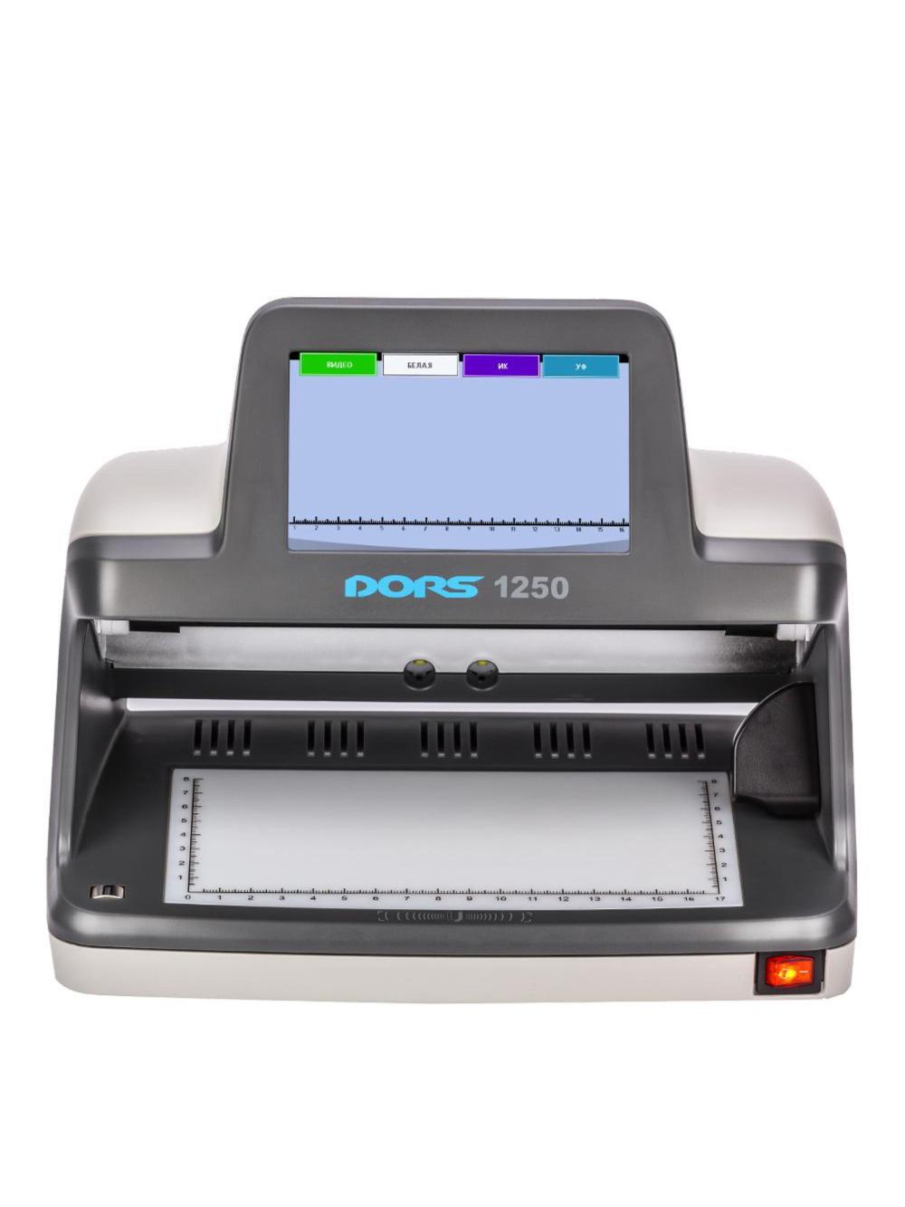 Универсальный просмотровый детектор банкнот DORS 1250 PRO 2
