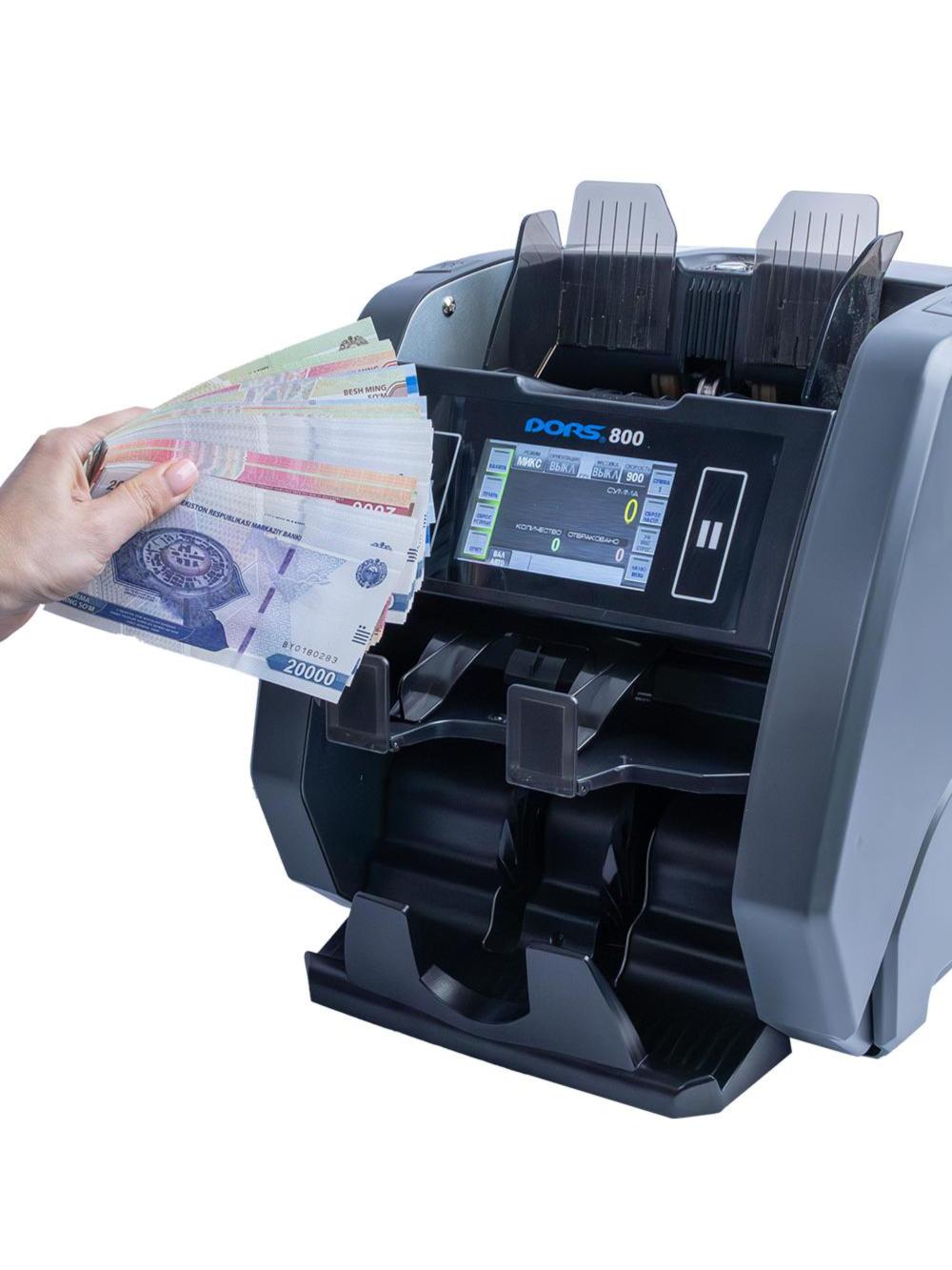 Banknotlarning 2-choʻntakli hisoblagich-saralagichi DORS 800 M3 6
