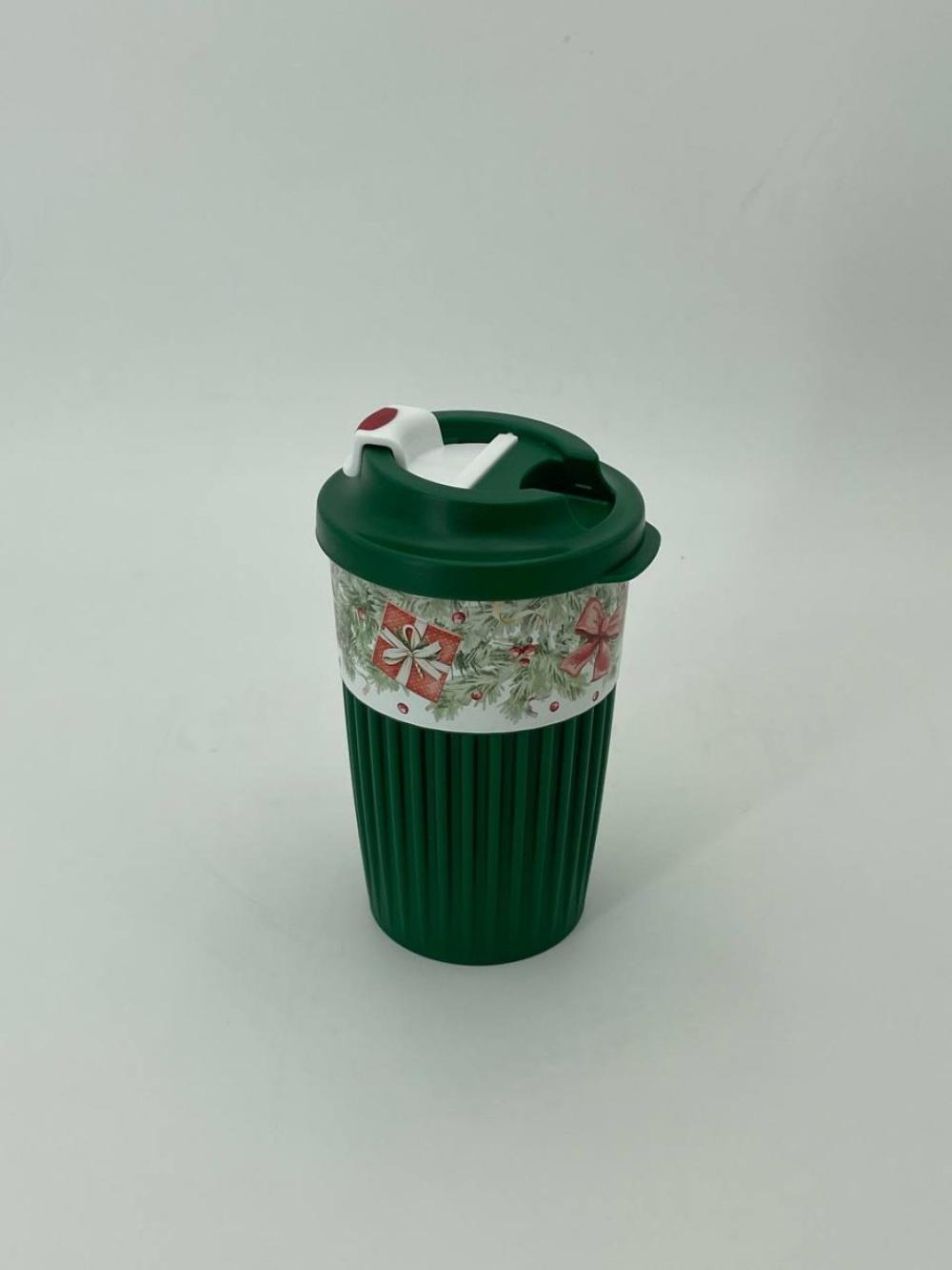 Issiq va salqin ichimliklar uchun klapanli stakan, 450 ml 3