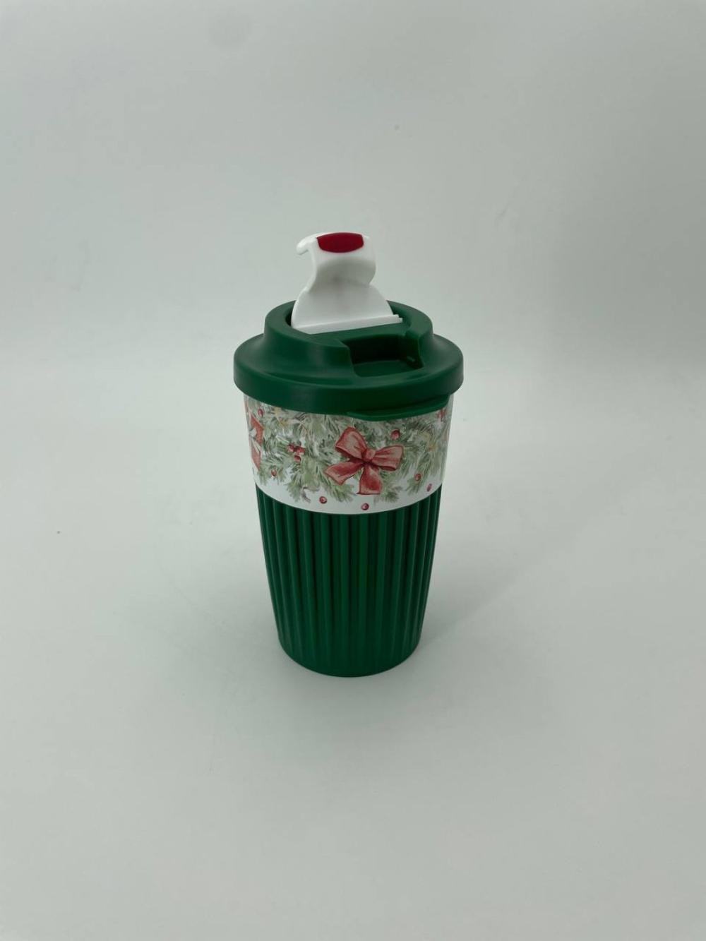Issiq va salqin ichimliklar uchun klapanli stakan, 450 ml 6