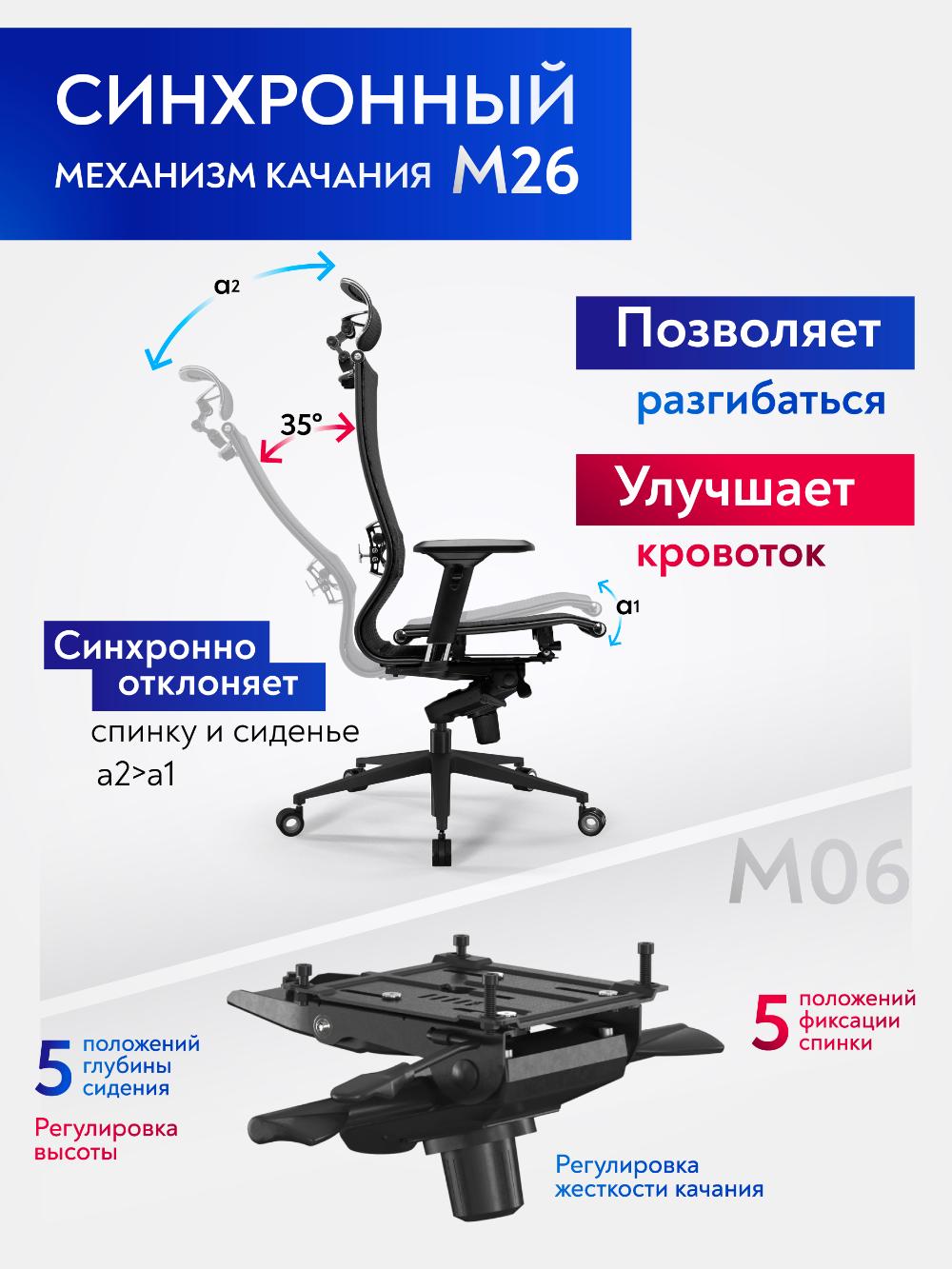 Кресло Samurai Black Edition New (M06) (Черный) 4