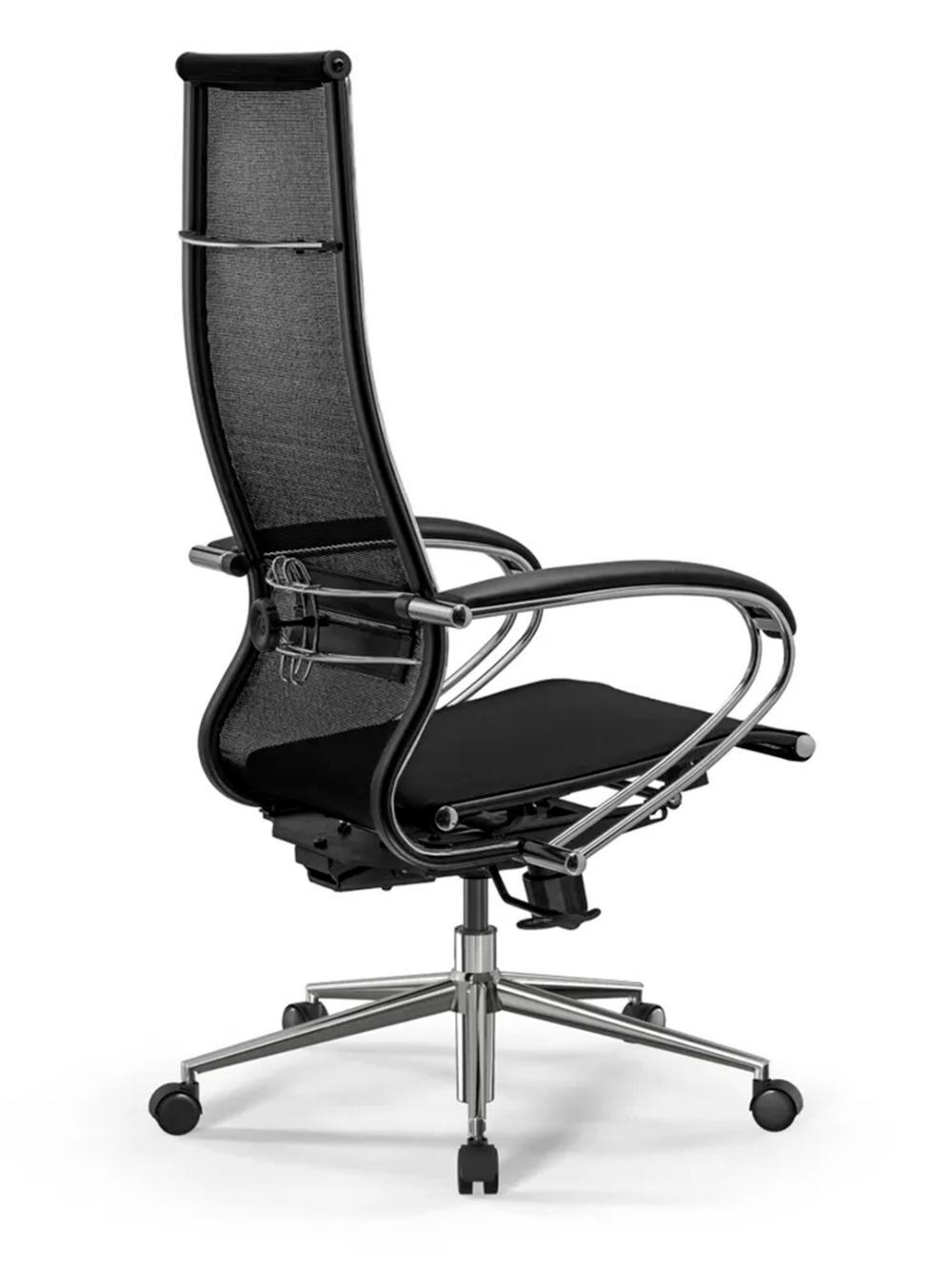 Kreslo ErgoLife Set 7/podl.131/osn.Synchro 052 (Qora) 4