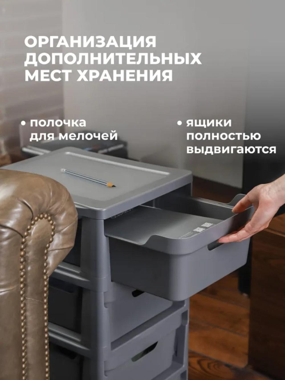 Комод на колесах, 4 ящика 11