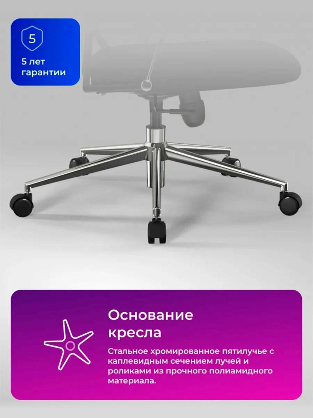 Кресло Ergolife Sit Air-180 B2-290K – Mesh (Черный) 6